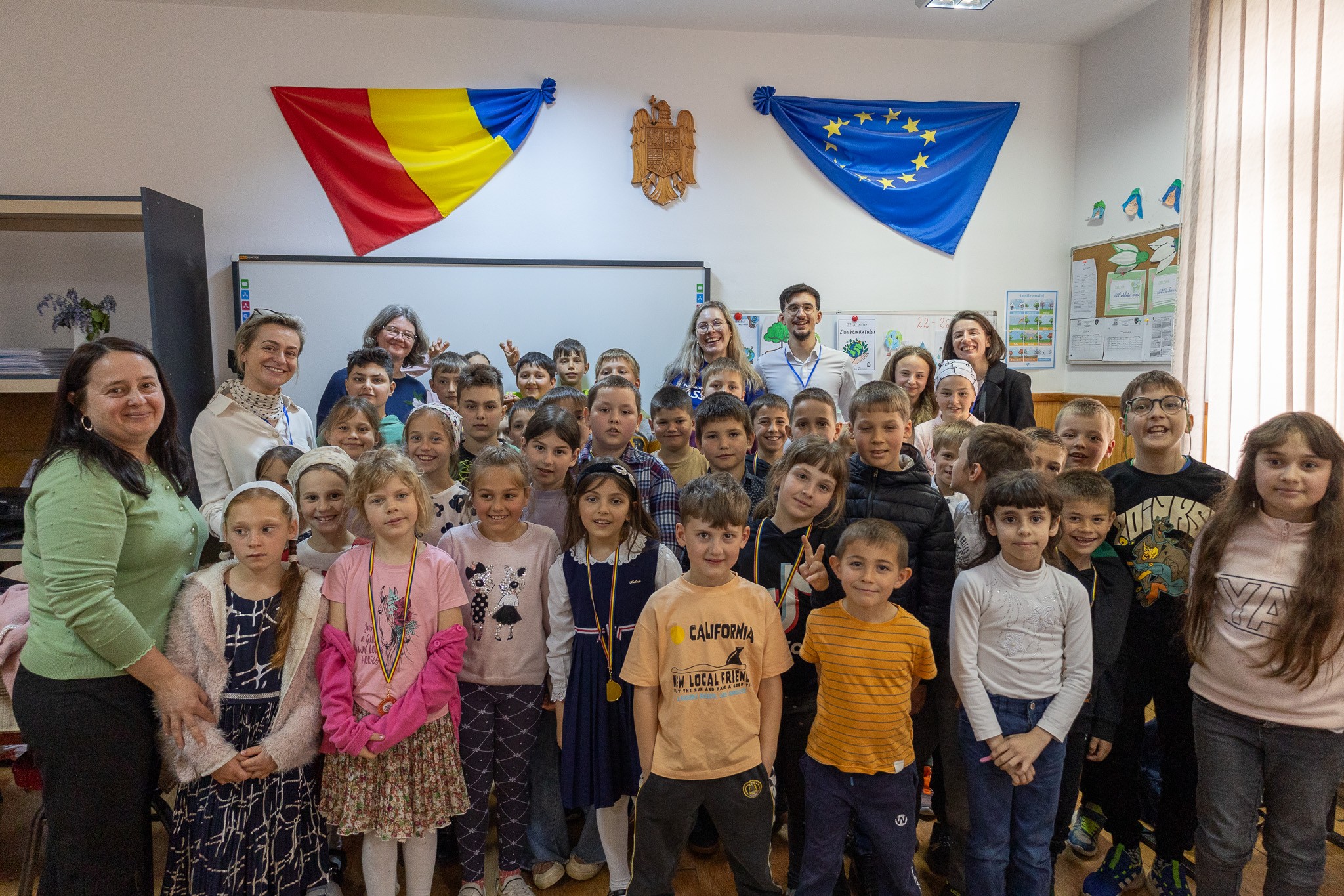 Caravana Educationala la Scoala Gimnaziala din Udesti