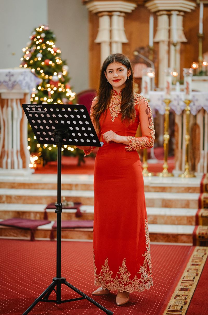 One of the artists who performed at the Christmas concert