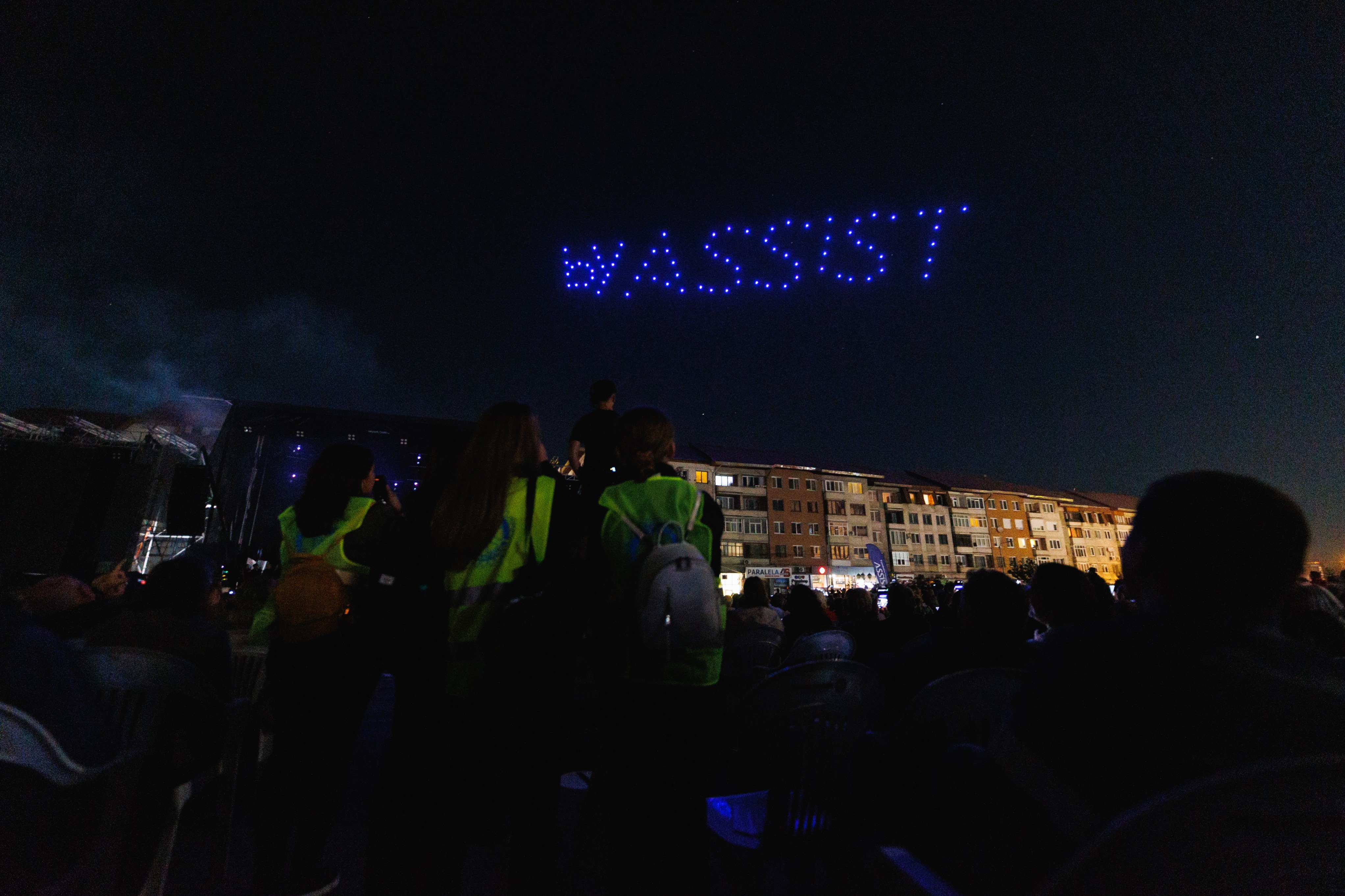 Drone show on Suceava's sky