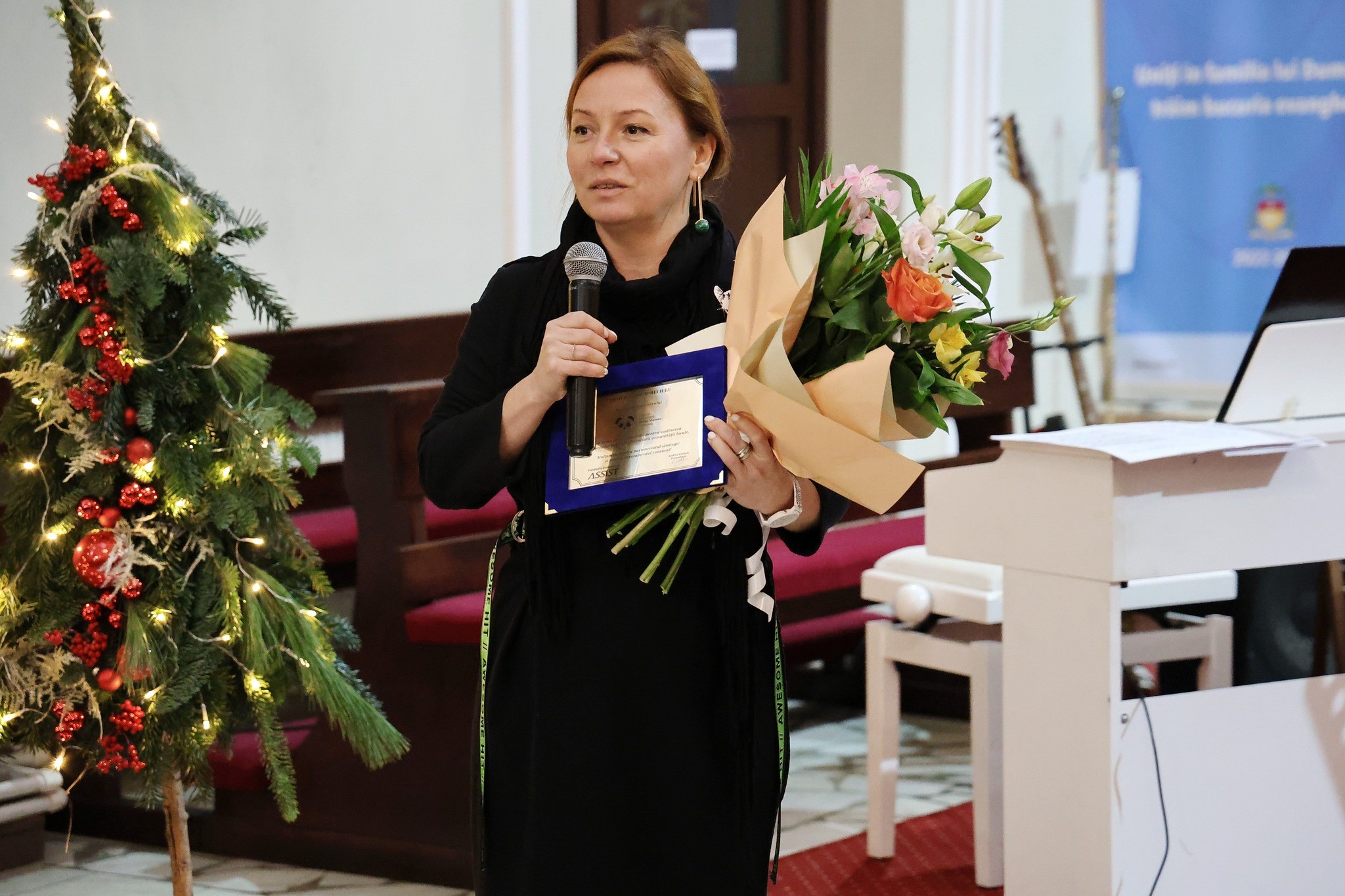 Christmas concert moment