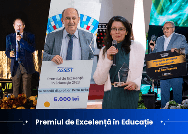 Four inspiring teachers recognized with the Excellence in Education Award by Fundația Umanitară ASSIST