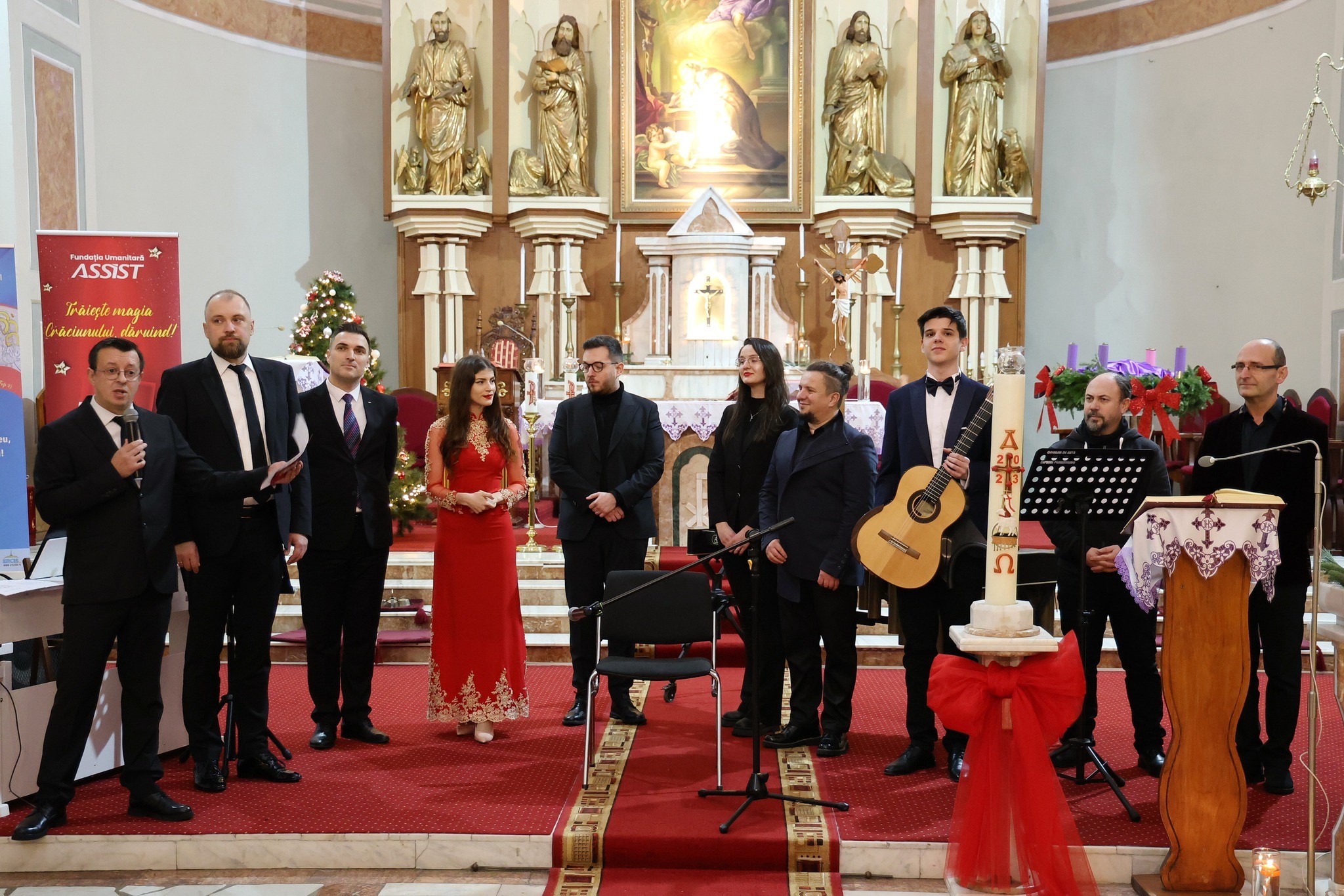 Artists at the Christmas concert