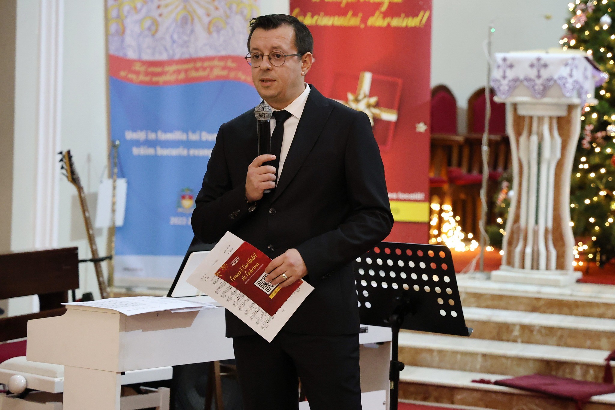 Christmas concert moment