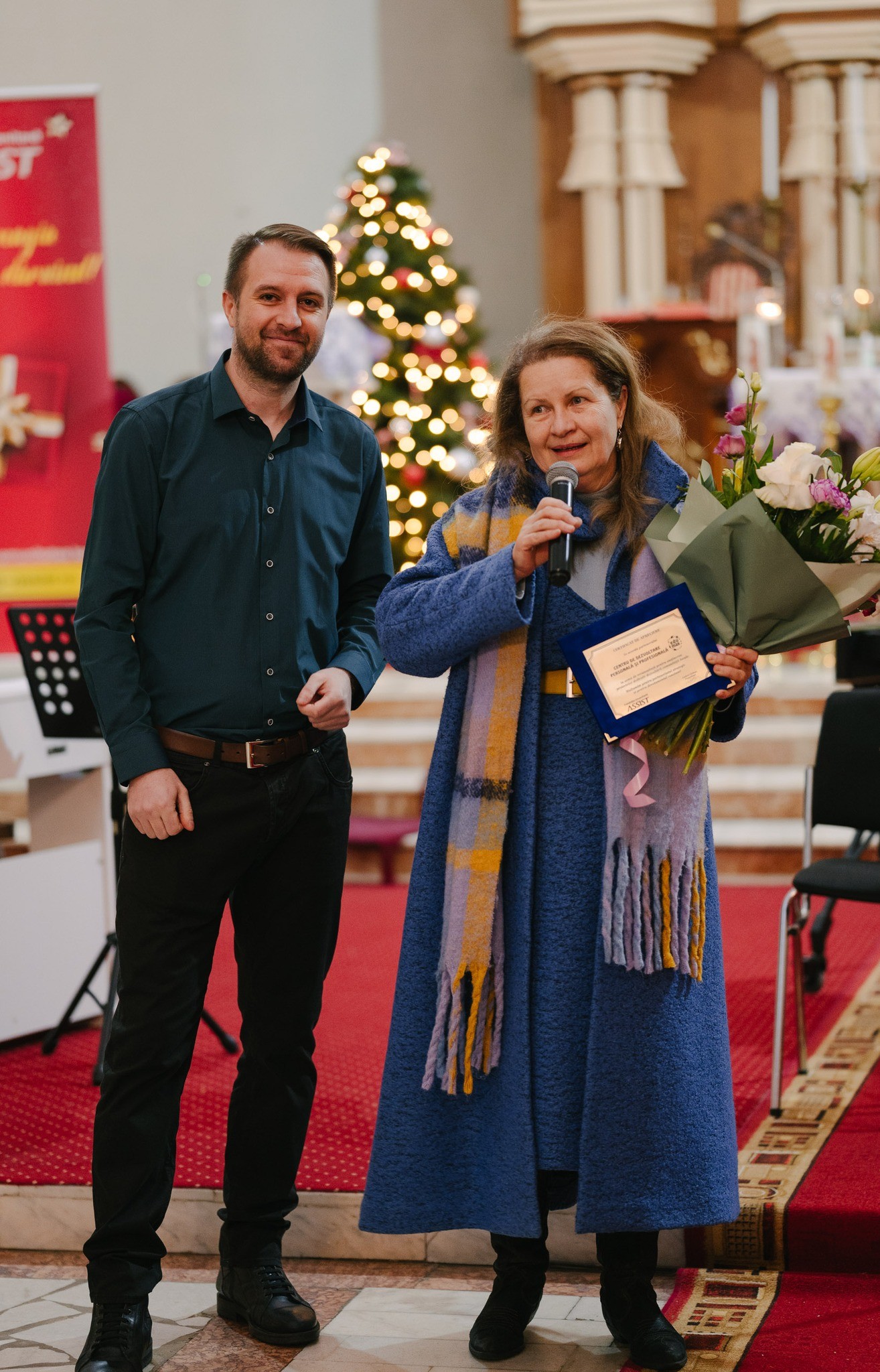 Christmas concert moment