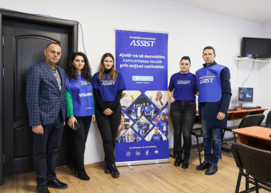 Computerlabor für Schüler des Internats der Technischen Hochschule Samuil Isopescu